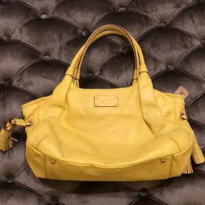 Yellow leather Stevie bag
